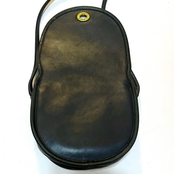 COACH 9825 Vintage Blue-Black Mini Bag Crossbody - 1980’s EUC - Picture 10 of 15